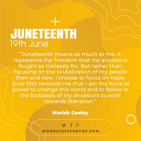 Juneteenth Quotes - 7754 » WordsJustforYou.com - Free Download Animated GIFs For Birthday ...