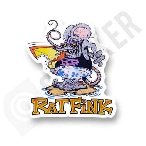 Rat Fink Sticker - Etsy