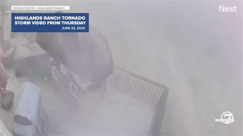 Caught on video: Highlands Ranch tornado damage