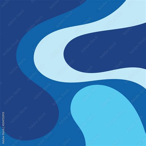 Blue wave Baground Wallpaper vector Stock Vector | Adobe Stock