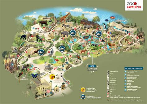 ZOO map - Antwerp ZOO