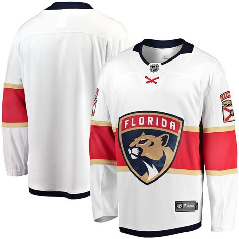 Fanatics Branded Florida Panthers White Breakaway Away Jersey