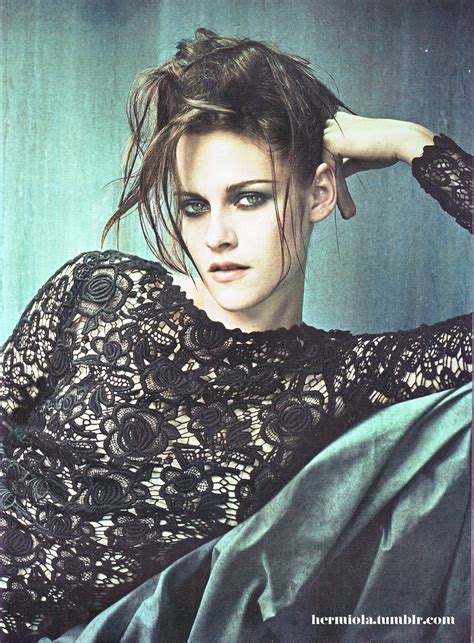 Kristen Stewart in Vogue Italia, November 2011 Issue – HawtCelebs