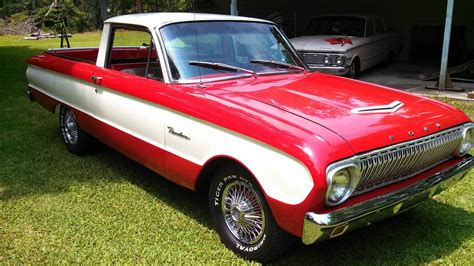 Ford: Ranchero TWO-TONE (RED AND WHITE) | Ford falcon, Ford, Ford trucks