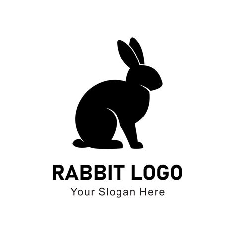 rabbit vector logo 13296478 Vector Art at Vecteezy