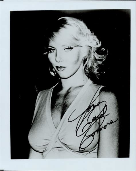 Sold at Auction: Carol Connors signed 10x8 black and white photograph ...