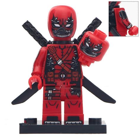 Symbiote Deadpool Lego Venom Superheroes Minifigure Block Toys