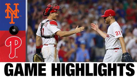 Mets vs. Phillies Game Highlights (8/7/21) | MLB Highlights - Win Big ...