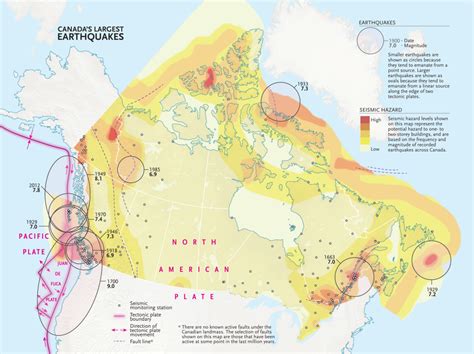 Mapping Canada’s biggest earthquakes | Canadian Geographic