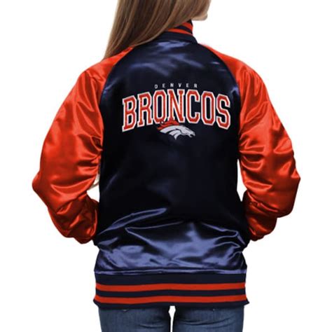 MTC Denver Broncos Women's Team Spirit Satin Jacket - Official Denver ...