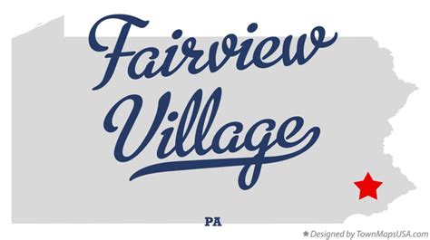 Map of Fairview Village, PA, Pennsylvania