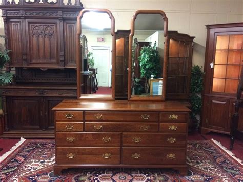 Vintage Dresser, Cherry Wood, Henkel Harris Furniture