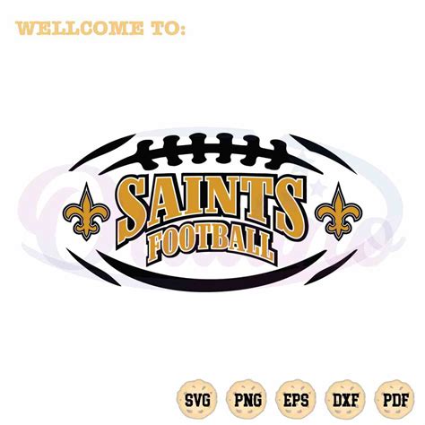 New Orleans Saints Logo SVG NFL Football Team Best Digital File