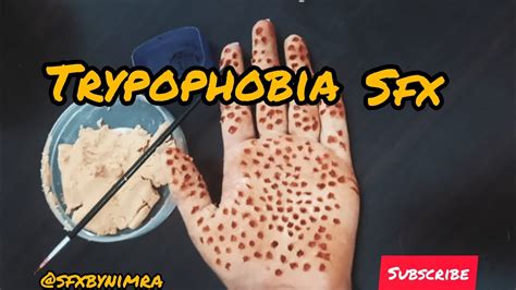 trypophobia sfx tutorial | Special Effects Makeup | #sfx #sfxartist # ...