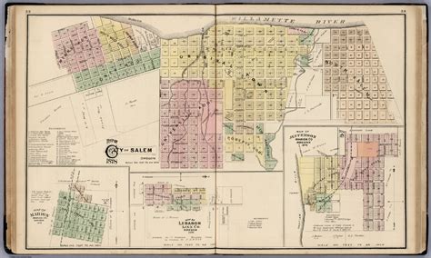 City of Salem, Oregon, 1878. - David Rumsey Historical Map Collection