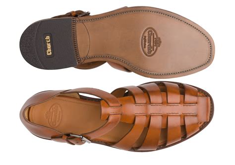 Men's Nevada Leather Sandal Brown | Church's