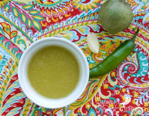 Tomatillo Serrano Chile Sauce - yummy goodness