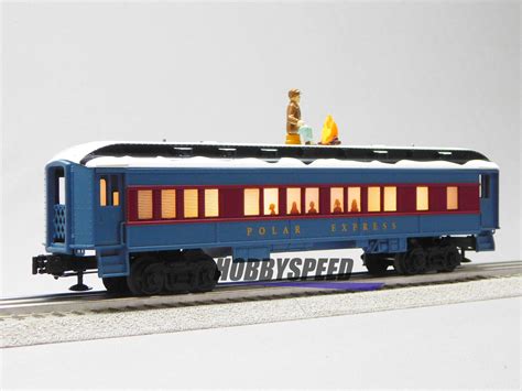 LIONEL POLAR EXPRESS COACH TRAIN CAR O GAUGE Passenger Snow 6-84328-C ...