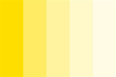 Yellin Yellow Pantone Color Palette