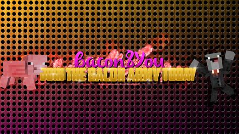 Bacon8You's Youtube banner by Bozott on DeviantArt