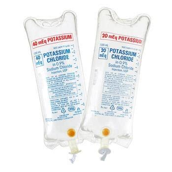 Example of Potassium Chloride in IV Fluid Replacement Form Source:... | Download Scientific Diagram