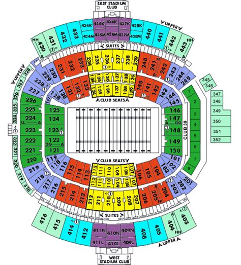 Florida Gators Football Stadium Seating Chart