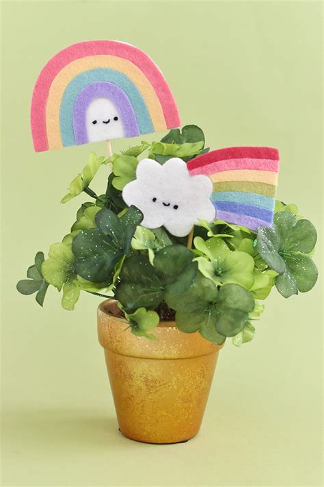 End of the Rainbow Plant Picks ⋆ Handmade Charlotte