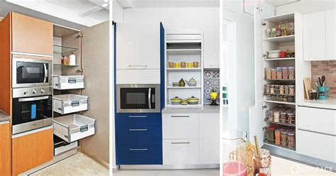 Kitchen Tall Unit Design | Kitchen Cabinet Ideas by Livspace