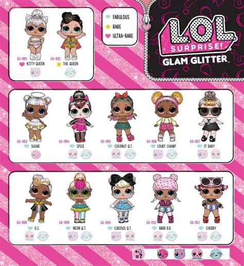 LOL Surprise! Glam Glitter Series Guide | Lotta LOL Insta Bio, Glam And Glitter, Lil Sister ...