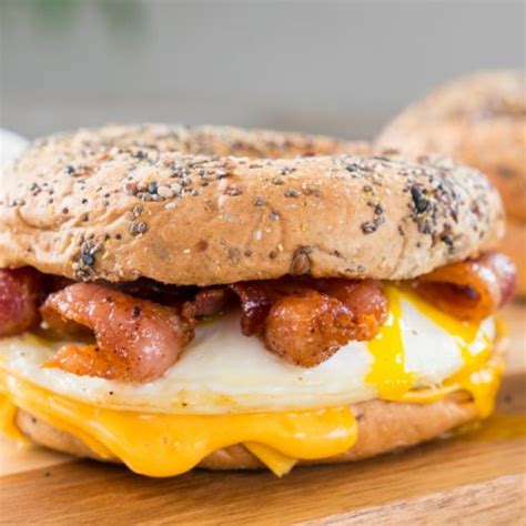 Bacon Egg and Cheese Breakfast Sandwich