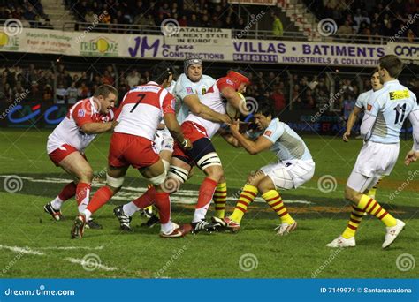 USAP Vs Biarritz - French Top 14 Rugby Editorial Stock Image - Image of ...