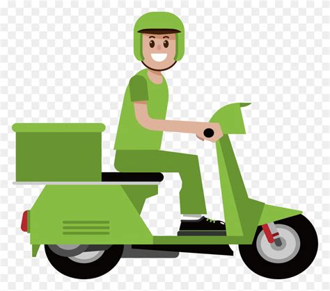 Delivery Clipart Delivery Scooter - Ups Truck Clipart - FlyClipart