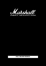 Marshall Stanmore III Bluetooth Speaker System (Black) manuals