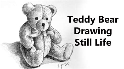 How to Draw a Realistic Teddy Bear ( Still Life) | Arpana's Art Room - YouTube