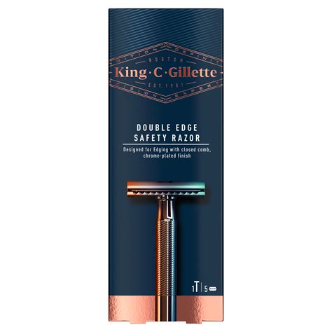 King C Gillette Double Edge Razor 5CT - O'Sullivans Pharmacy