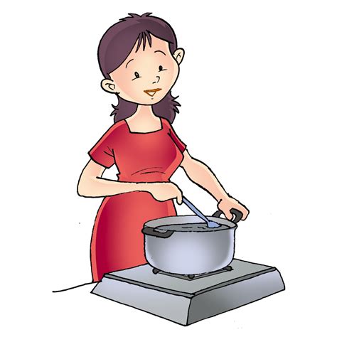 Gambar Kartun Ibu Sedang Masak | Gambar Gokil