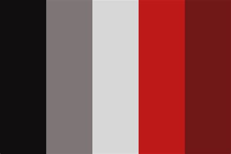 Red And Grey Color Palette