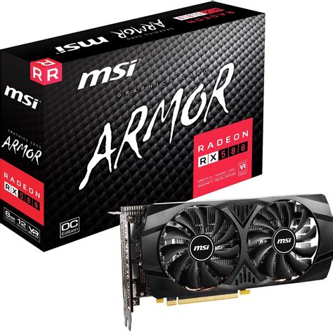 MSI AMD Radeon RX 580 Graphic Card, 8 GB GDDR5 - Walmart.com - Walmart.com