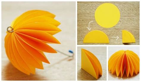 Kids craft easy origami paper umbrella diy tutorial – Artofit