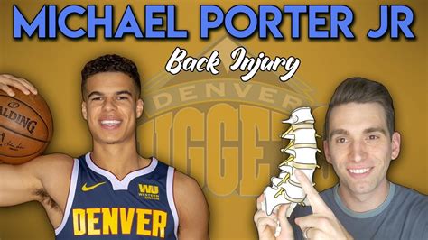 Michael Porter Jr. INJURY | Doctor Explains Disc Herniations - YouTube