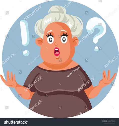 Shocked Woman Reaction Unbelievable News Outraged Stock Vector (Royalty Free) 1825012664 ...