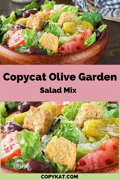 Olive Garden Salad Mix Recipe - CopyKat Recipes | Recipe | Copykat recipes, Slow cooker recipes ...