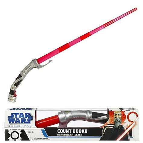 Star Wars Count Dooku Electronic Lightsaber