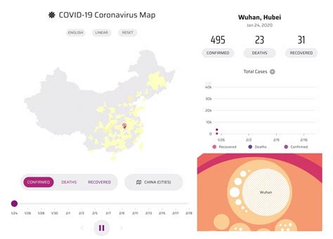 An interactive, animated coronavirus map [OC] : r/dataisbeautiful