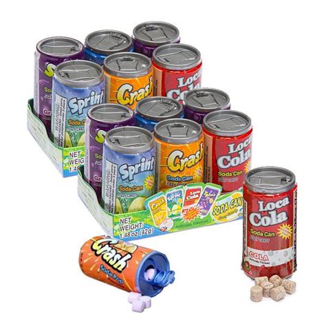 Soda Can Fizzy Candy 12 Count | Fizzy, Soda flavors, Canning