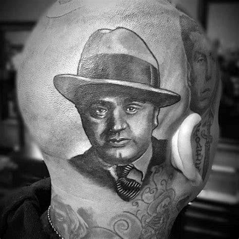 50 Al Capone Tattoos For Men - Gangster Design Ideas