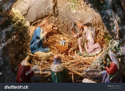 Birth Jesus Christ Nativity Scene Stock Photo 1613982559 | Shutterstock