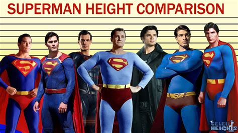 Superman Actors Height Comparison - YouTube