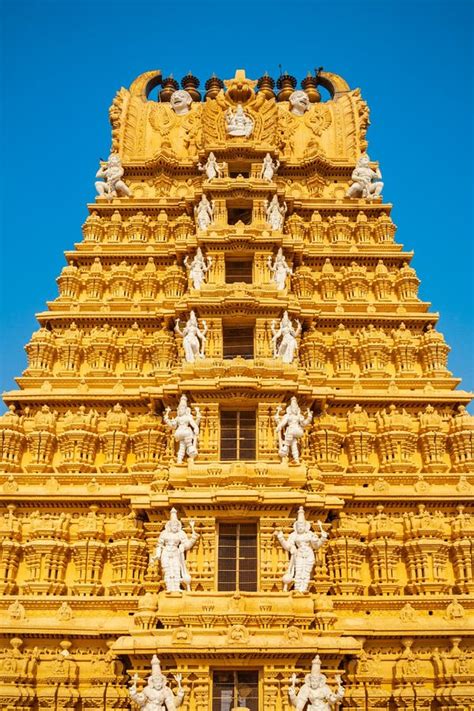 Chamundeshwari Temple in Mysore, India Stock Image - Image of mysore ...