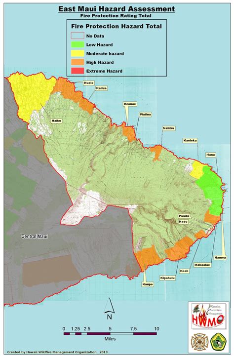 Community Wildfire Hazard Assessments - Maui (East) — Hawaii Wildfire ...